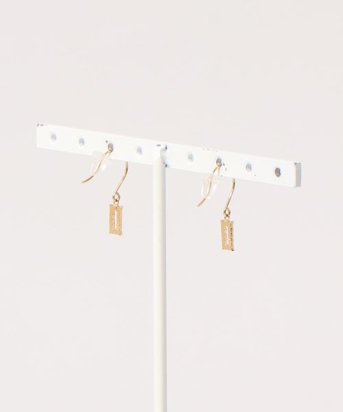 con affetto ピアス K18ダイヤデザインピアス レディース : ZOZOTOWN