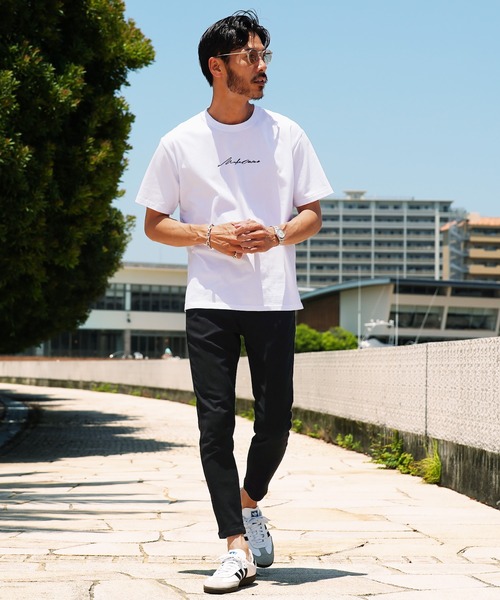 roshell パンツ 接触冷感 ハイパーストレッチ スキニー アンクル