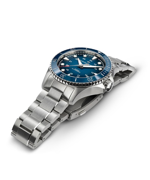 腕時計 HAMILTON 「ハミルトン」 腕時計 Khaki Scuba （カーキ スキューバ）  オート 自動巻き 43MM ブルー×シルバー メンの画像