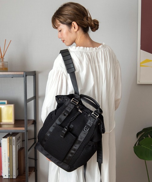 のにおいが リュック 通販 Paypayモール メッシュ巾着リュックサック Zozotown Paypayモール店