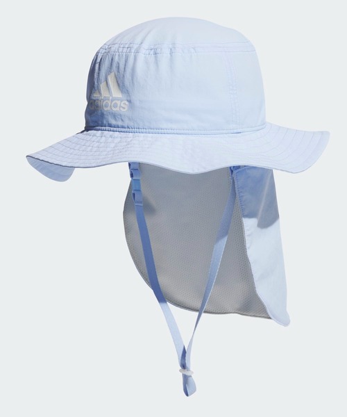 NOAH + adidas バケットハット ホワイト/ブルー adidas 帽子 ハット キッズUVバケットハット / アディダス