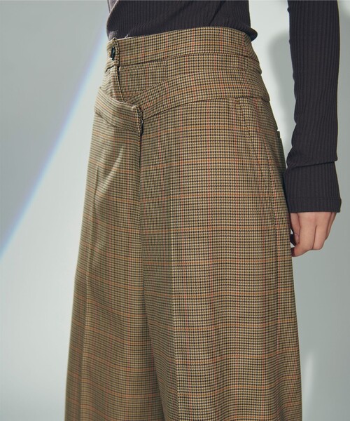 グレースコンチネンタルGRACECONTINENTAL シフォンレイヤードパンツ
