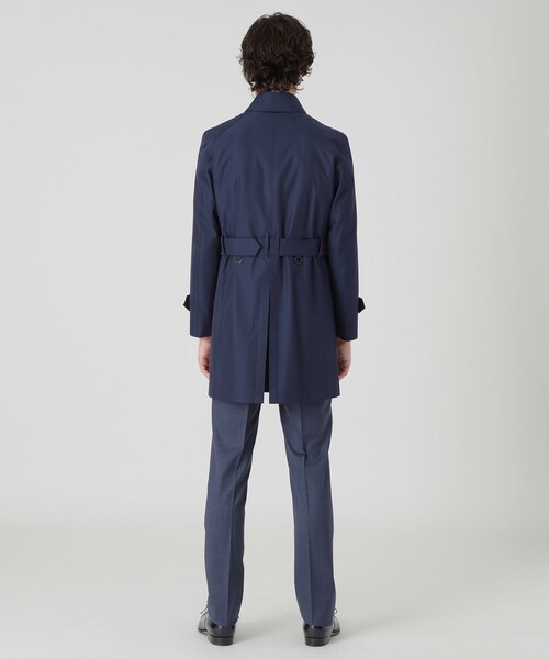 コート トレンチコート by CRAFTSMAN ベルテッドシングルステン LABEL by CRAFTSMAN BLACK 表地 綿100% 裏地 ポリエステル100%