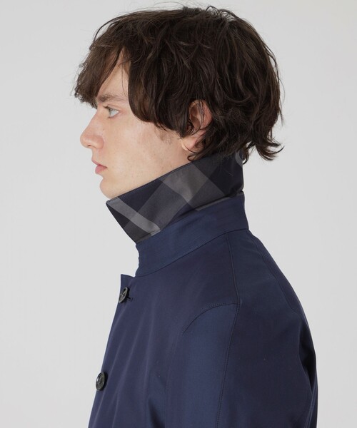 コート トレンチコート by CRAFTSMAN ベルテッドシングルステン LABEL by CRAFTSMAN BLACK 表地 綿100% 裏地 ポリエステル100%