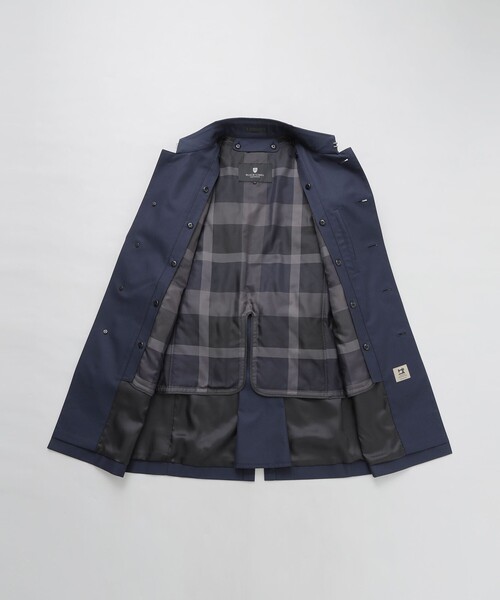 コート トレンチコート by CRAFTSMAN ベルテッドシングルステン LABEL by CRAFTSMAN BLACK 表地 綿100% 裏地 ポリエステル100%