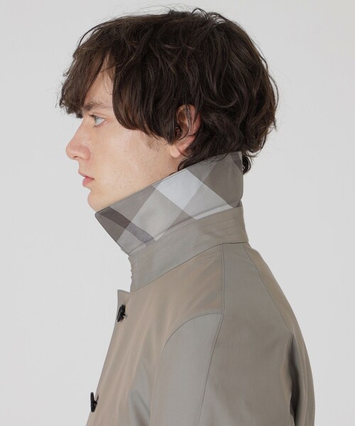 コート トレンチコート by CRAFTSMAN ベルテッドシングルステン LABEL by CRAFTSMAN BLACK 表地 綿100% 裏地 ポリエステル100%