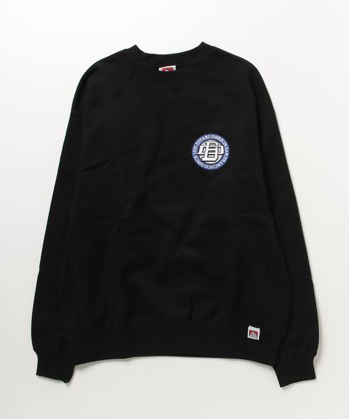 専用!BEN DAVIS ワッペン スウェット 黒 BEN DAVIS トレーナー スウェット BEA DAVIS/ベンデイビス
