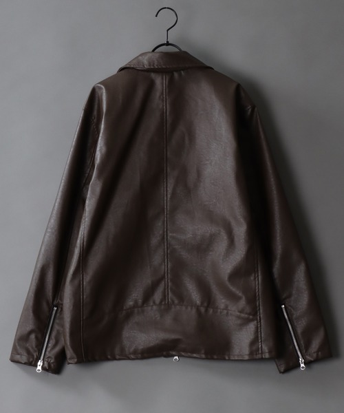 SITRY（シトリー） 革ジャン ライダース synthetic leather double