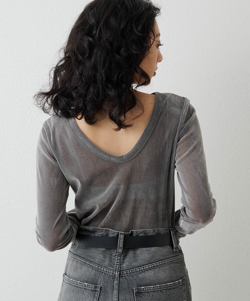 Whim Gazette（ウィム ガゼット） tシャツ フロッキーバックシャン