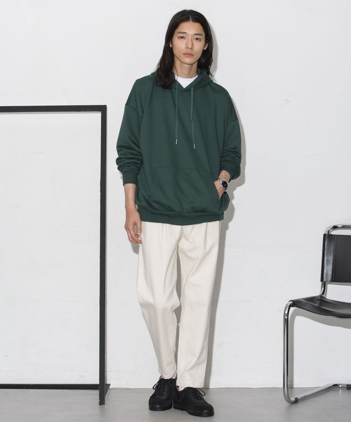 NANO フーディー NANO universe パーカー ビックシルエットフーディー メンズ