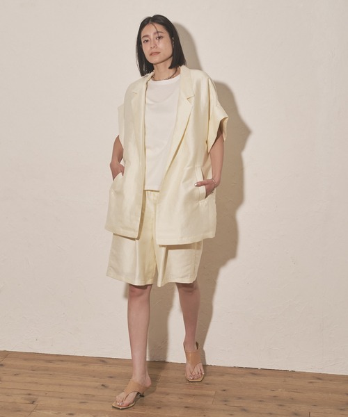 専用　Audrey and John Wad ウールビーバーハーフコート Audrey and John Wad】ウールビーバービッグカラーハーフコート