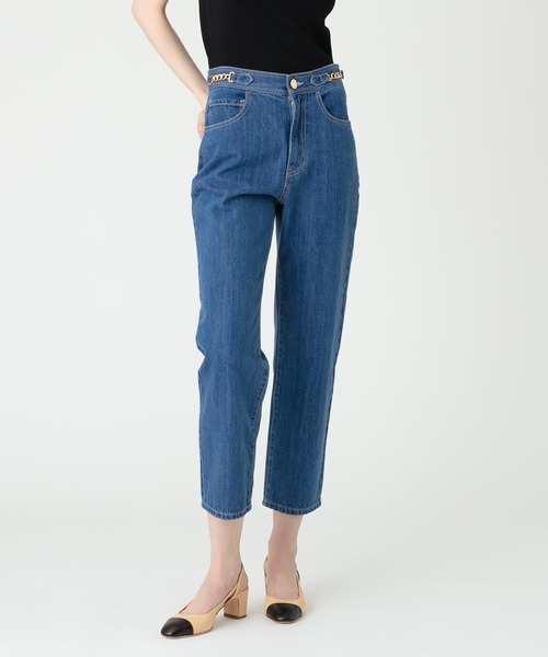 Loulou Willoughby デニムテーパードパンツ LOULOU WILLOUGHBY ジーンズ デニム デニムパンツ 「LOULOU