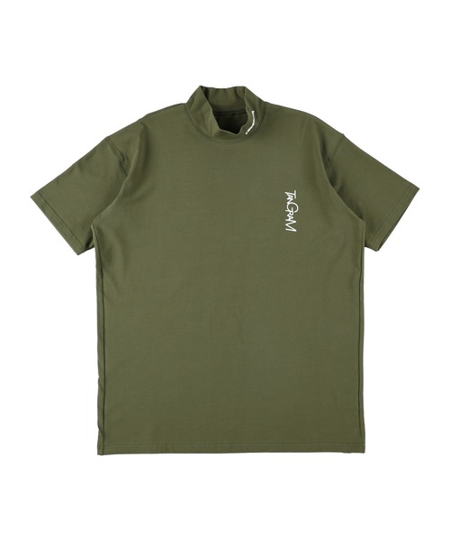 RUFFLOG 25SS VERTICAL ロゴモック ネックシャツ M VERTICAL LOGO MOCK NECK SHIRTS CHARCOAL – RUFFLOG
