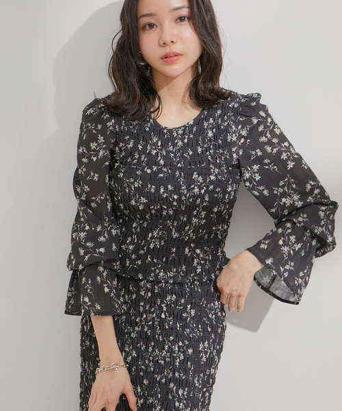 liten シャーリングブラウス シャーリングブラウス | titivate