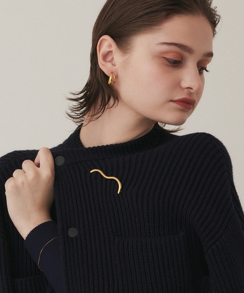 Jennifer Zeuner ピアス サークル 2連 ダブル フープ 円 丸 Jennifer Zeuner ピアス サークル 2連 ダブル フープ 円 丸
