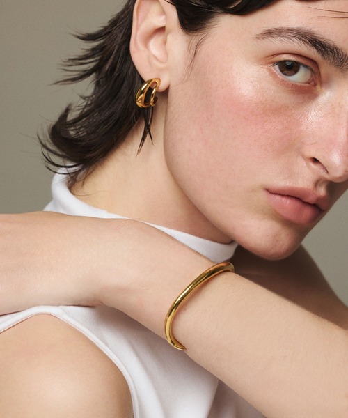 CENE（セネ） ピアス 「CENE」セネ/ダブルフープピアス レディース