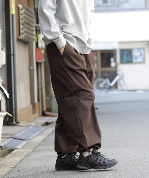 meltum パンツ NYLON TWILL STRING PANTS / ナイロンツイル