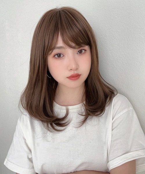 ウィッグ エクステ 「 ナチュレカールミディ 」 レディース ミディアム