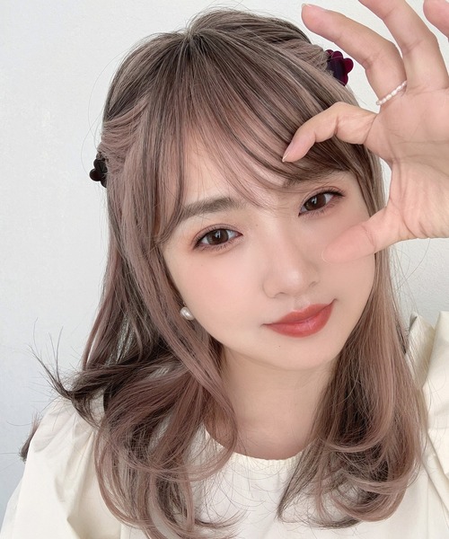 ウィッグ エクステ 「 ナチュレカールミディ 」 レディース ミディアム