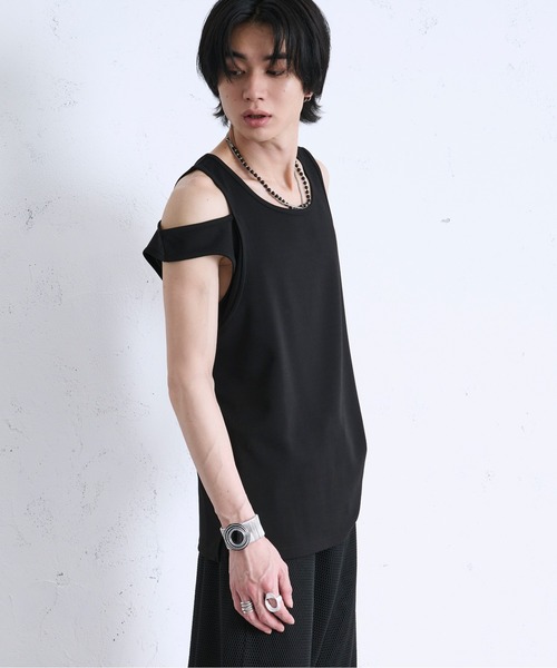 【未使用】MEDI CONCEPT LOGO KNIT TANK TOP Sculpt Knit Notch Tank | Aritzia CA