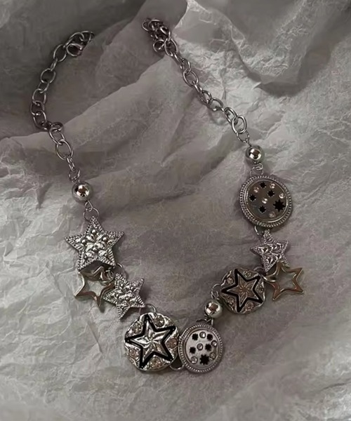 Port ネックレス 「 / ポート 」 マルチ チャーム チョーカー ショート