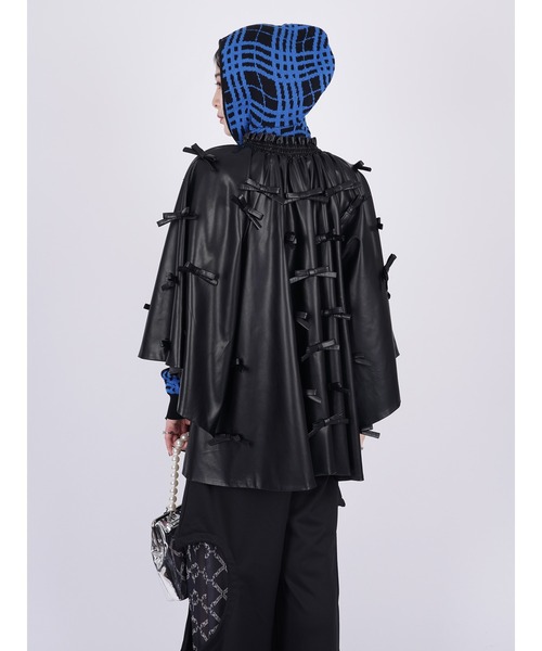 PAMEO POSE ポンチョ 2Way Eco Leather Poncho レディース PAMEO POSE ポンチョ 2Way Eco Leather Poncho レディース