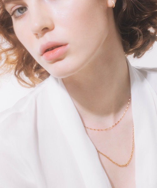 les bonbon ネックレス 「les bonbon」sally long chain necklace YG 