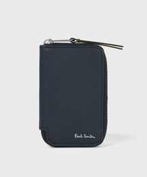paul smithポールスミス ブライトストライププラー コイン＆キーケース ブライトストライププラー コイン＆キーケース（ライトブルー