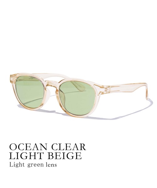 Jugaad14 サングラス 「Jugaad14」OCEAN CLEAR light beige レディース