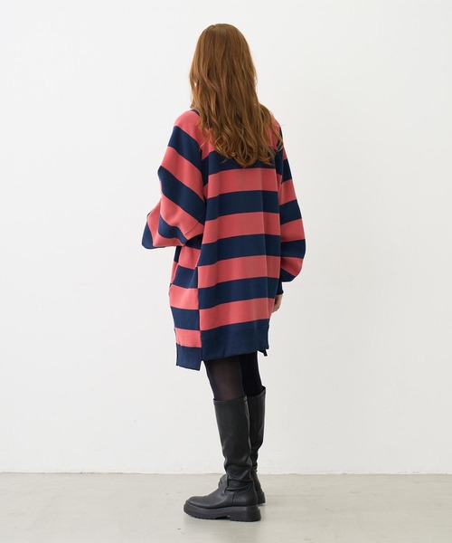MILKFED.（ミルクフェド） トレーナー スウェット STRIPED TUNIC