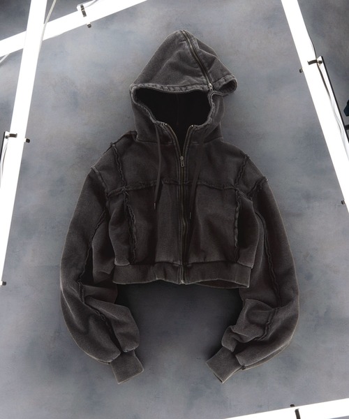 HARE パーカー 「EDGY MODE SETUP対応」ピグメントジップ