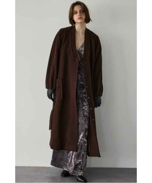 【RIM.ARK】コート RIM.ARK(リムアーク)｜Stand collar melton CT/コート/ダークネイビー