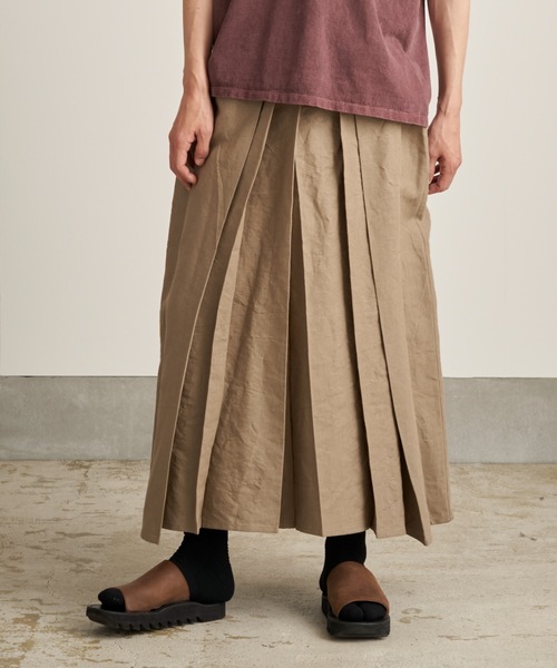 わまはさ 和ROBE パンツ WASHI LINEN HAKAMA メンズ レディース : ZOZOTOWN