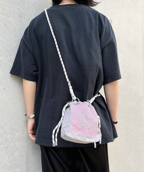 ワンショルダーバック　リネン✖️刺繍 ワンショルダーバック リネン✖️刺繍 バッグ | 刺繍の森X