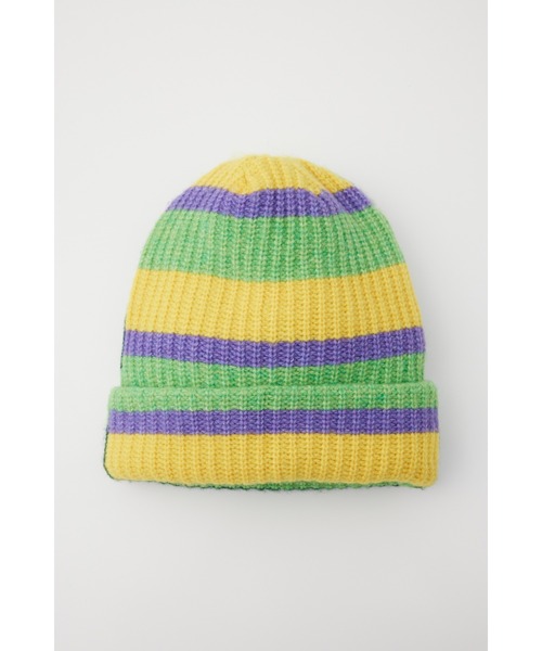 HeRIN.CYE ニット帽 ニットキャップ Randam border knit cap ボーダー
