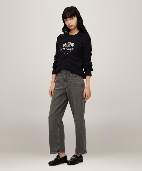  トミーヒルフィガーChain Monogramローファー トミー ヒルフィガー TOMMY HILFIGER チェーンレザーローファー