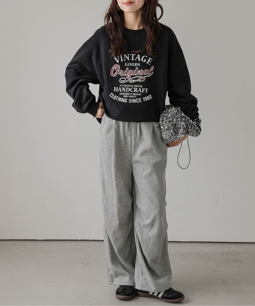 スウェット ヴィンテージプリント プルオーバー レディース BLAYMORE