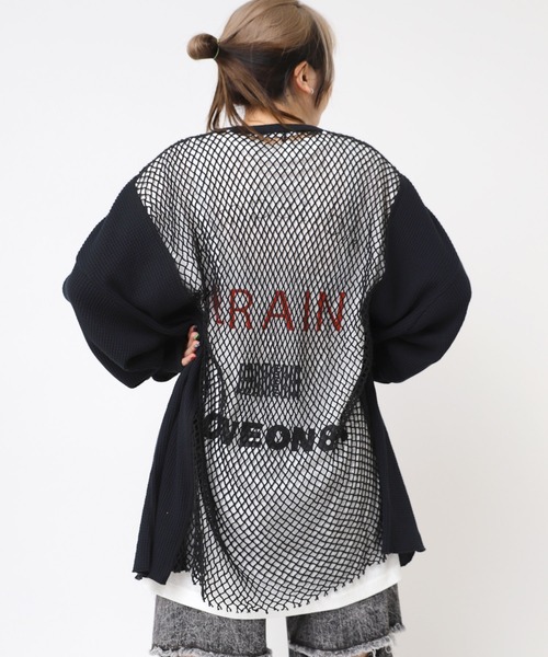 tシャツ M2385 メッシュ＆ワッフルプルオーバー レディース M2385 メッシュ&ワッフルプルオーバー(M ホワイト): トップス