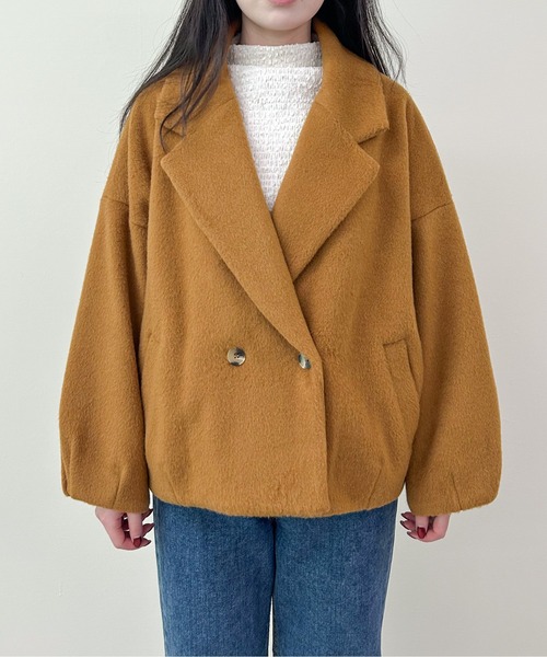 Virca コート チェスターコート シャギーショートコート レディース