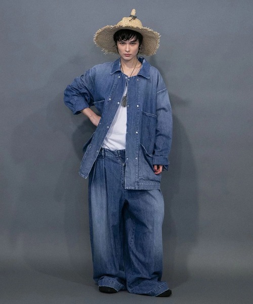 my beautiful landlet カバーオール 「my landlet」DENIM BIG