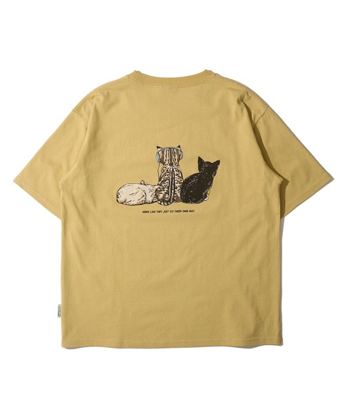 POWER TO THE PEOPLE tシャツ 「POWER PEOPLE」アニマルプリント