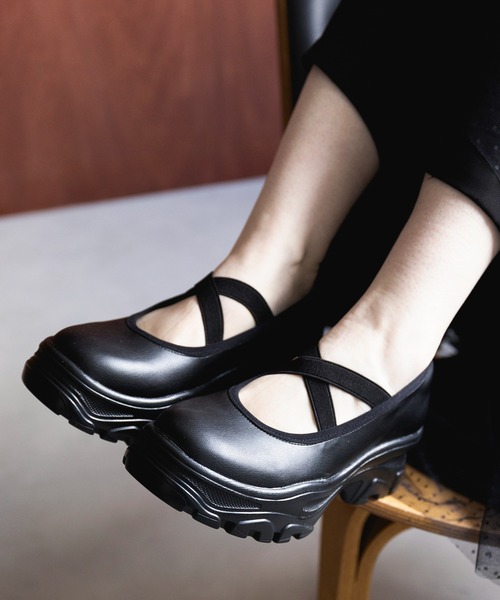 厚底 バレエシューズ セール】【MAISON BREEZE reveur】ballet sneakers バレエスニーカー