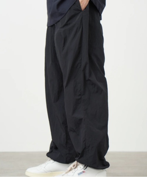 ATON パンツ (エイトン)HAND DYED NYLON | OVER PANTS メンズ