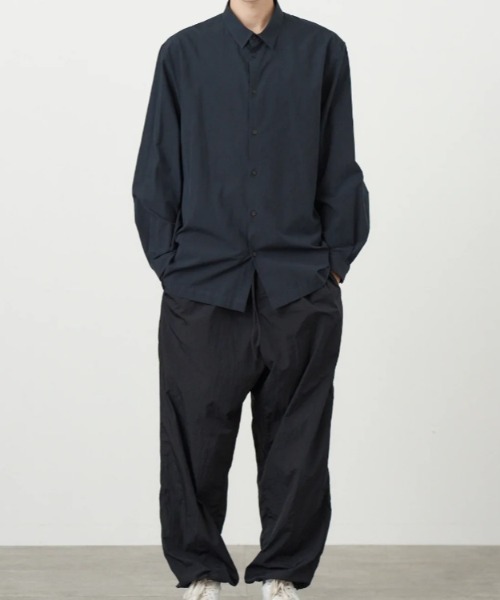 ATON（エイトン） パンツ (エイトン)HAND DYED NYLON | OVER PANTS