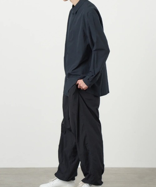 ATON（エイトン） パンツ (エイトン)HAND DYED NYLON | OVER PANTS