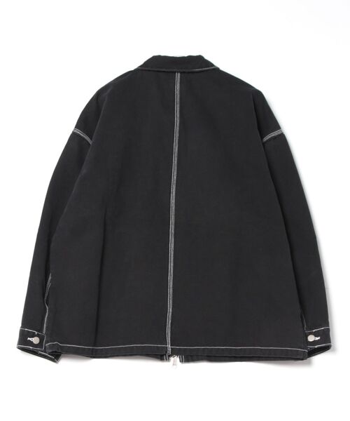 ブルゾン アウター a.p.o.v. ピグメントコットンステッチデザイン