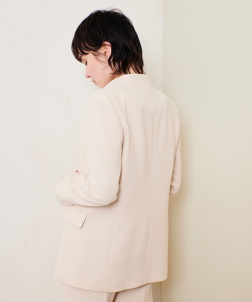 allureville（アルアバイル） ジャケット ノーカラージャケット マット