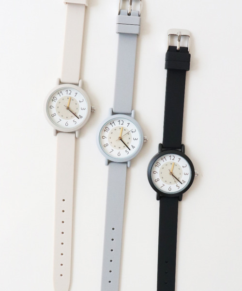 腕時計 「nattito/ナティート」Silicon Rubber Watch/シリコンラバー