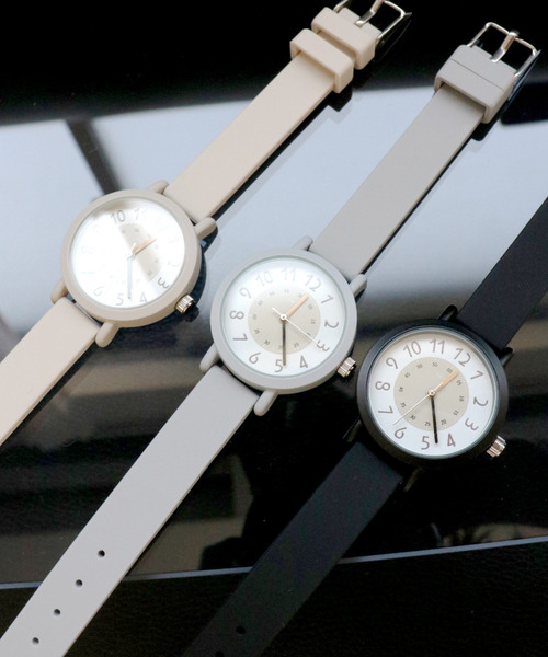 腕時計 「nattito/ナティート」Silicon Rubber Watch/シリコンラバー
