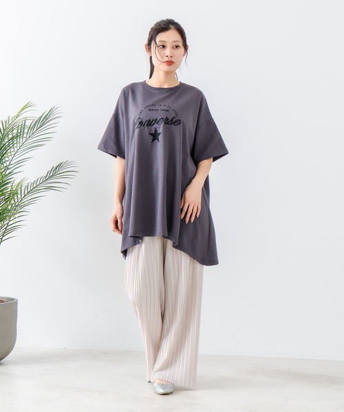 ちあチャレ CONVERSE tシャツ 「CONVERSE/コンバース」ポンチフレア